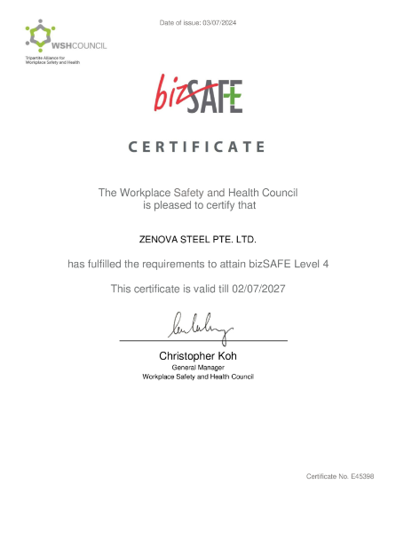 Certificate 1
